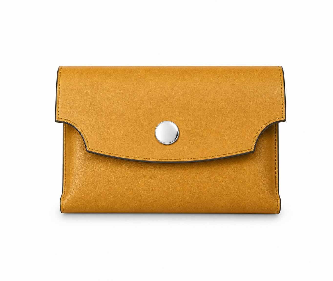 KAKAVY Handcrafted Full-Grain Leather Snap Wallet leather wallet detail photo 9