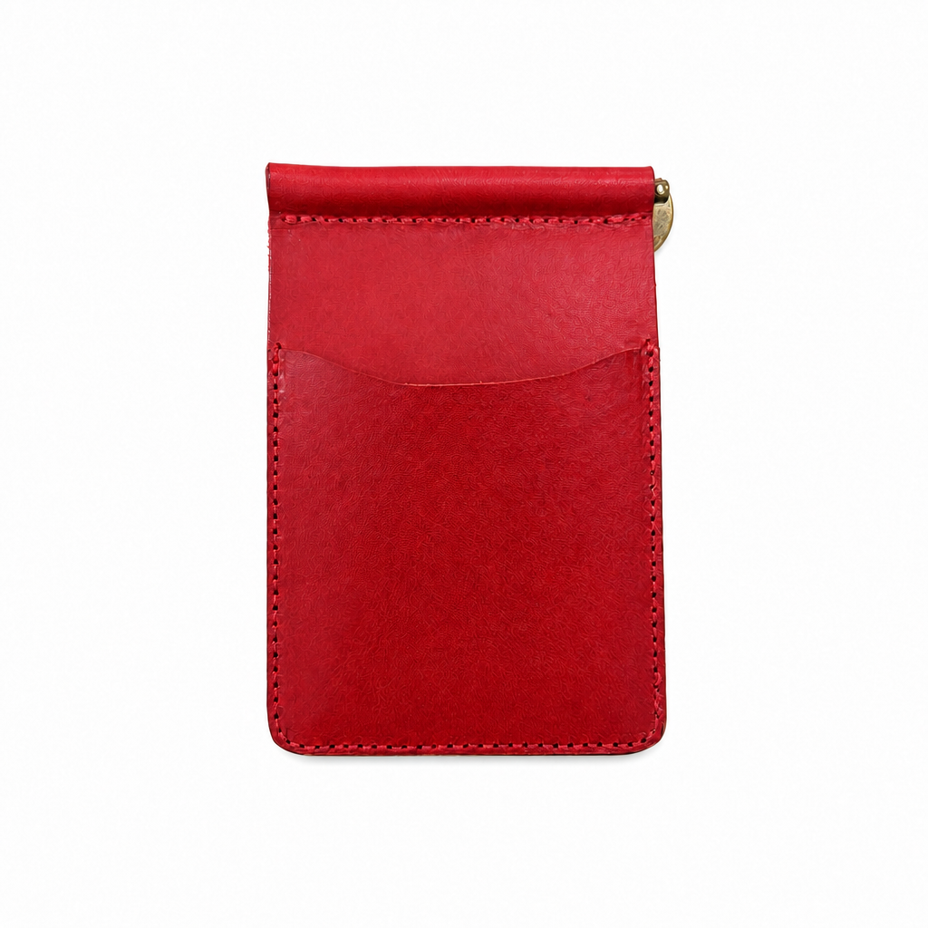 KAKAVY Vintage Handcrafted Full-Grain Leather Money Clip Wallet leather wallet detail photo 3